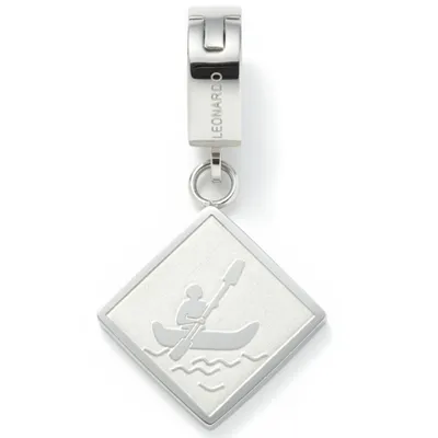 Produktbild von Leonardo 015139 Damen Charms Kanufahrer Canoe Edelstahl