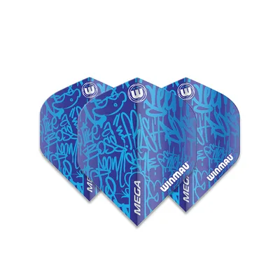 Produktbild von Winmau Darts Mega Standard Blue 6900.240 Flights