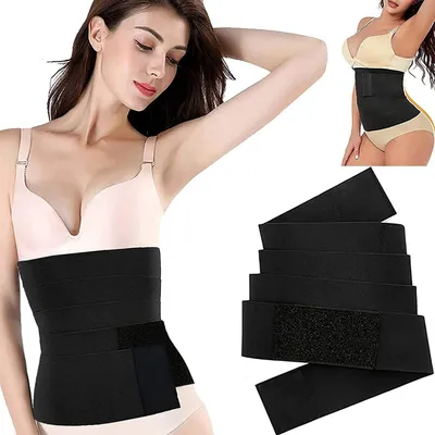 Produktbild von Taillenbandage, Hüftgurt, Bauch- und Rückenstützgürtel, Taillentrainer, Postpartale Schlankheits-Taille (4 m)