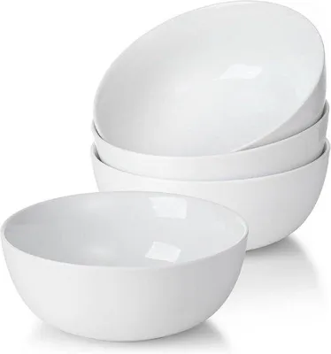 Produktbild von Keramik Soßenschalen Set 4teilig weiß 600ml