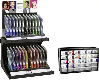 Immagine prodotto di Tintenroller "EnerGel" 144er Display 20fach sortiert + Minenbox gratis 666200 4016284351741