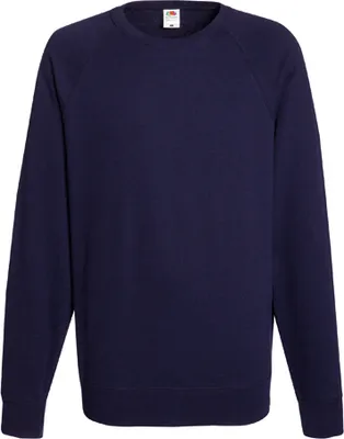 Produktbild von Fruit of the Loom - Lightweight Raglan Sweat - Azure Blue - L