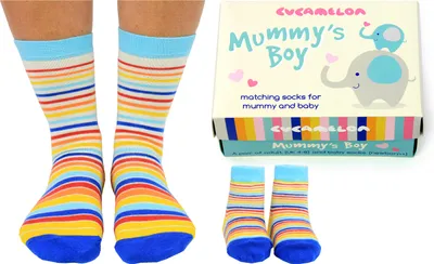 Produktbild von Mummy's Boy Cucamelon Socken für Mutter und Sohn (2 Paar)