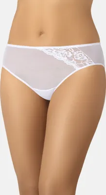 Produktbild von Teyli Mesh Slip mit floraler Spitze Susie Female 333 weiß L