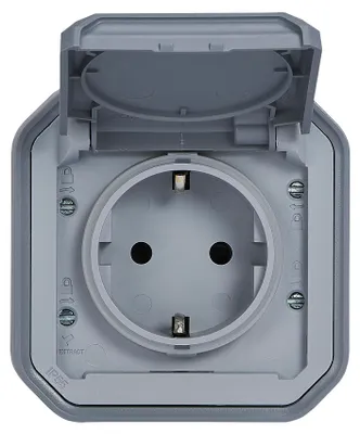 Produktbild von Legrand Schutzkontakt-Steckdose 069730L Plexo New