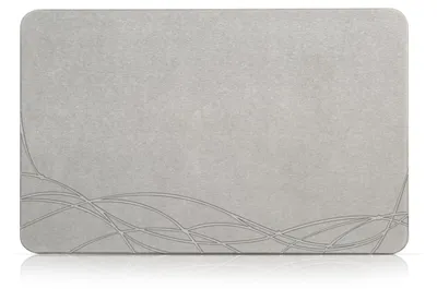 Produktbild von Steinbadematte, super saugfähig, Kieselgur-Badematte, Naturstein, 60 x 39 cm, rutschfeste Duschmatte, Badematte, schnelltrocknend