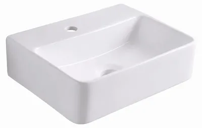 Wandwaschbecken 11x37x27 cm Keramik weiß mit Hahnloch