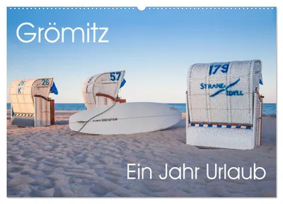 Immagine prodotto di Grömitz - Un anno di vacanze (calendario da parete 2027, formato DIN A2 orizzontale), calendario mensile CALVENDO