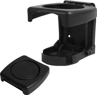 Image de Porte-gobelet de voiture pliable noir Porte-boisson de voiture pratique et universel