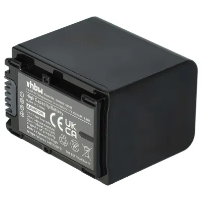 Produktbild von vhbw Akku kompatibel mit Sony HDR-CX105E, HDR-CX115E, HDR-CX110E, HDR-CX100E, HDR-CX106E Videokamera Camcorder (1300 mAh, 7,2 V, Li-Ion) + Infochip