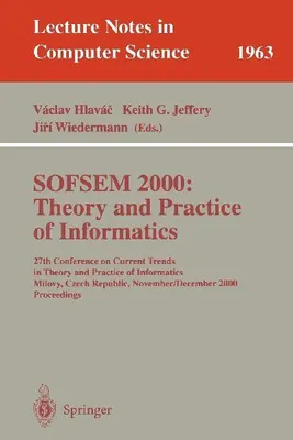 Produktbild von SOFSEM 2000: Theory and Practice of Informatics