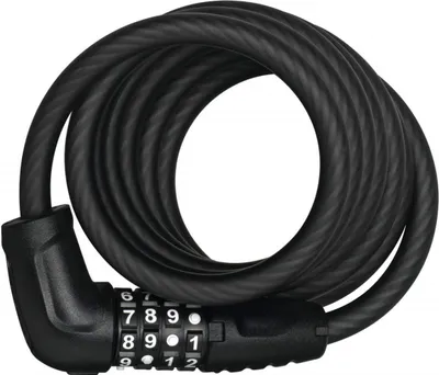 Image de Cable-Antivol vélo à clé ABUS Numéro 5510C/180 cm, noir