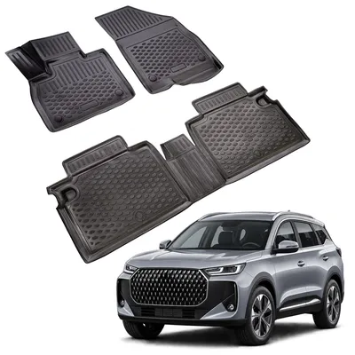 Produktbild von J&J AUTOMOTIVE 3D Automatten Gummi Matten Gummifußmatten TPE Passend Für Chery Tiggo 7 Ab 2025 3tlg
