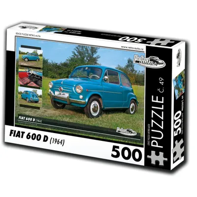 Image de RETRO-AUTA Puzzle n° 49 Fiat 600 D (1964) 500 pièces