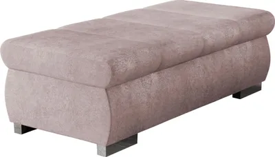 Produktbild von MIRJAN24 Polsterhocker Bangkok Groß, Moderne Sitzhocker vom Hersteller, Holzkonstruktion, 120x60x39 cm (Farbe: Zoya 03)