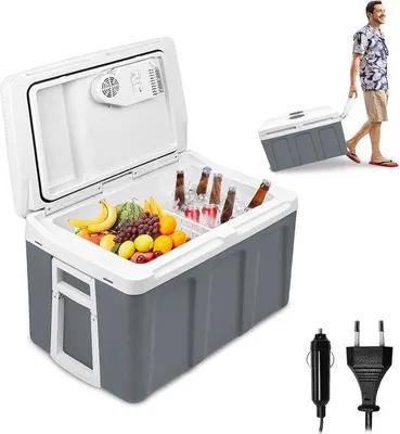 Produktbild von Elektrische Kühltasche für Auto und Camping - Thermo-elektrisches Kühlsystem - Kühltasche mit Elektrik
