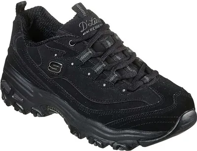 Produktbild von Skechers Damen Sneaker D'Lites-Biggest Fan Schwarz Gr. 38 mit Air-Cooled Memory-Foam, robuster Chunkysohle, aus Synthetik, Textil und Gummi für Freizeit, Sport und Fitness.
