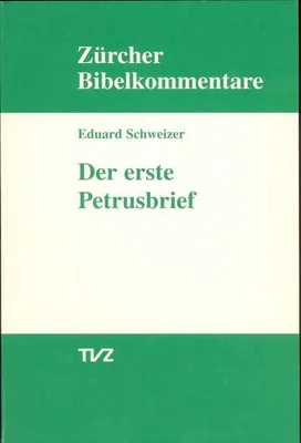 Produktbild von Schweizer, E: 1. Petrusbrief