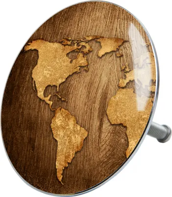 Produktbild von SANILO® Badewannenstöpsel, World Map