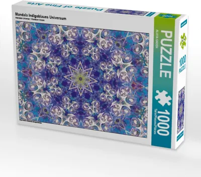 Produktbild von Calvendo Mandala Indigoblaues Universum 1000 Teile Puzzle quer 640x480mm, GADEH ALAYA; 7369126