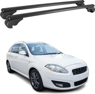 Produktbild von Dachträger für Fiat Croma Kombi 2005-2011 Gepäckträger Grundträger Alu Schwarz