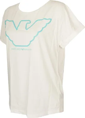 Immagine prodotto di T-shirt maglietta donna manica corta girocollo cotone EMPORIO ARMANI articolo 164340 0P255, XS, Cotone 100%