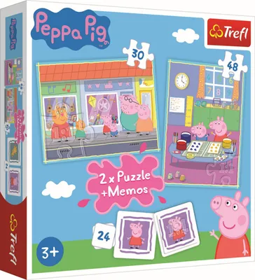Produktbild von 2in1 Puzzles + Memo - Peppa Pig (Puzzle)