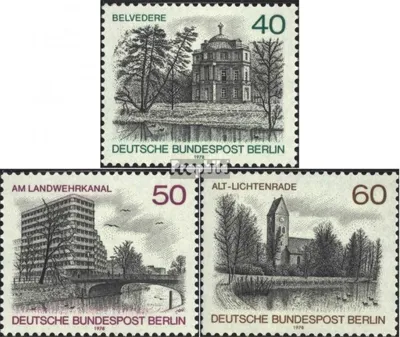 Produktbild von Briefmarken Berlin (West) 1978 Mi 578-580 (kompl.Ausgabe) gestempelt Berlin Ansichten