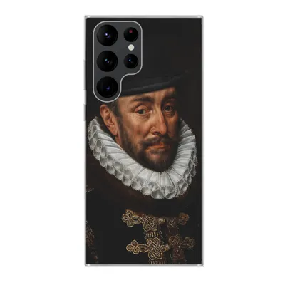 Produktbild von MuchoWow® Handyhülle Schutzhülle Hülle für Samsung Galaxy S22 Ultra Gemälde - Wilhelm von Oranien - Alte Meister Silikon Softcase Handy Hülle - Abbildung