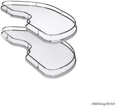Produktbild von Cornerstone Maxx Tablar, Ablageelement, 1000 mm Korpus, 500 mm Tür, links, chrom