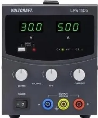 Immagine prodotto di VOLTCRAFT Alimentatore da laboratorio, regolabile LPS1305 0 - 30 V/DC 0 - 5 A 150 W Numero di uscite 1 x (LPS1305)