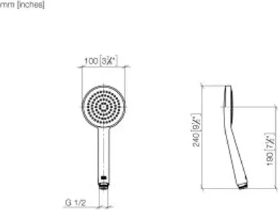 Produktbild von Dornbracht 28025979-470010 Handbrause SERIENNEUTRAL 28025979