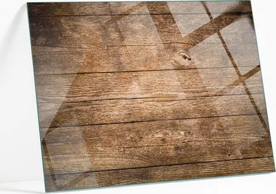 Produktbild von Bedruckte Glas Tischplatte 100x70 cm – Glasplatte mit Motiv – Esstischplatte bedruckt – Sicherheitsglas mit Druck – Tischplatte Ersatz – pflegeleicht – modern – dekorativ – Motivglas – Glastisch modern – Glasplatte Kunst – Glastischplatte Nachbildung – Der Aufbau von Holzbrettern