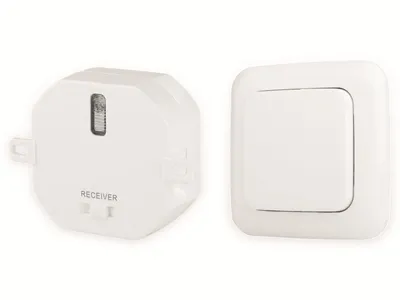 Produktbild von Smartwares SH4-99564, Tasten, Kabellos, Weiß, Kunststoff, IP20, RF, 433.92 MHz