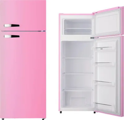 Produktbild von PKM GK210-2 Kühl-/ Gefrierkombination, pink