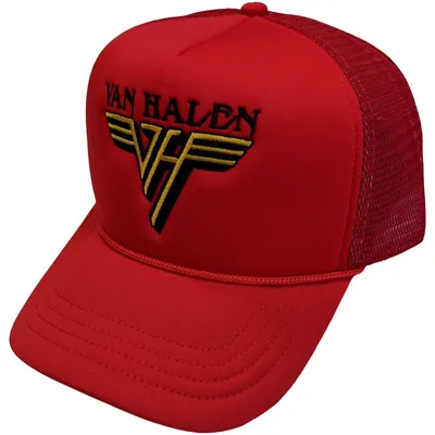 Produktbild von Van Halen Text & Yellow Logo Deckel Red & Black UNI