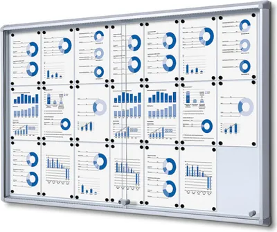 Produktbild von Showdown Displays Schaukasten mit Schiebetür - 21x DIN A4