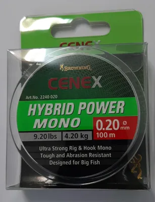 Produktbild von Browning Cenex Hybrid Power Mono Schnur 100m Ø 0,20mm 4,20kg