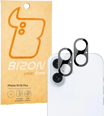 Produktbild von Bizon Glaslinse Apple iPhone 16 / 16 Plus [2 PACK]