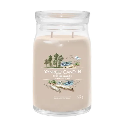 Zdjęcie produktu dla Yankee Candle - Seaside Woods Signature Candle - Świeca zapachowa 567.0g