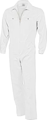 Produktbild von Qualitex Overall - strapazierfähiger basic Rallyekombi aus reiner Baumwolle - BW 240 g - in Farbe: weiß - Herren: 60 - Damen: 54