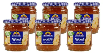 Produktbild von Mühlhäuser Ananas Konfitüre (8 x 0,45 Kg)