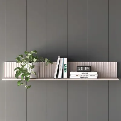 Produktbild von Wohnzimmer-Wandboard 120 cm breit in kaschmir matt - DINAR-131