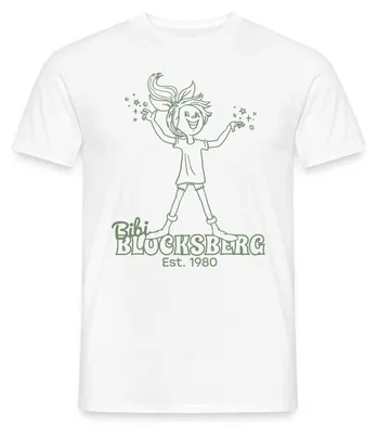 Produktbild von Spreadshirt Bibi Blocksberg Est. 1980 Männer T-Shirt, L, Weiß