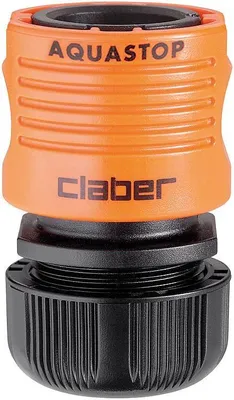 Image de Raccord de tuyau Claber DN20 (3/4") avec dispositif anti-goutte