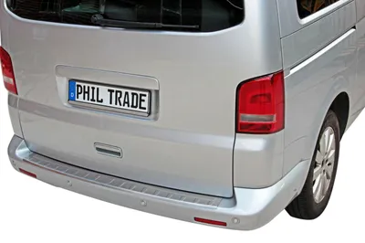 Für VW T5 ab 2003- / T6 ab 2015- LADEKANTENSCHUTZ Edelstahl MATT Leiste Schutz in der Farbe von Recambo e.K.