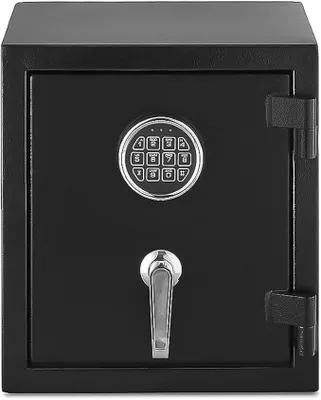 Produktbild von 3942 Tresor feuerfest 40 x 36 x 31 cm I Großer Tresor - Tresor für zuhause aus Stahl - Geld Tresor - Wand Tresor