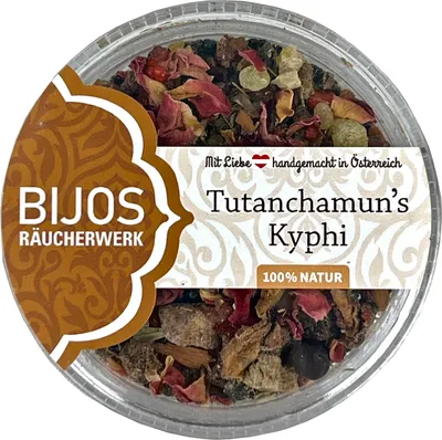 Produktbild von Bijos Räuchermischung Tutanchamun's Kyphi 50 ml, Räucherwerk, Abendräucherung