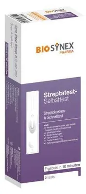 Immagine prodotto di Test rapido per lo streptococco di tipo A, test faringeo, 2 pezzi