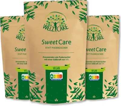 Produktbild von SweetCare statt Puderzucker - 3 x 250g - (3er Pack)